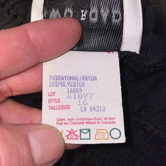 TWO ROADS Black hospitality work wear pants and jacket kitchen chef resort - Picture 12 of 12